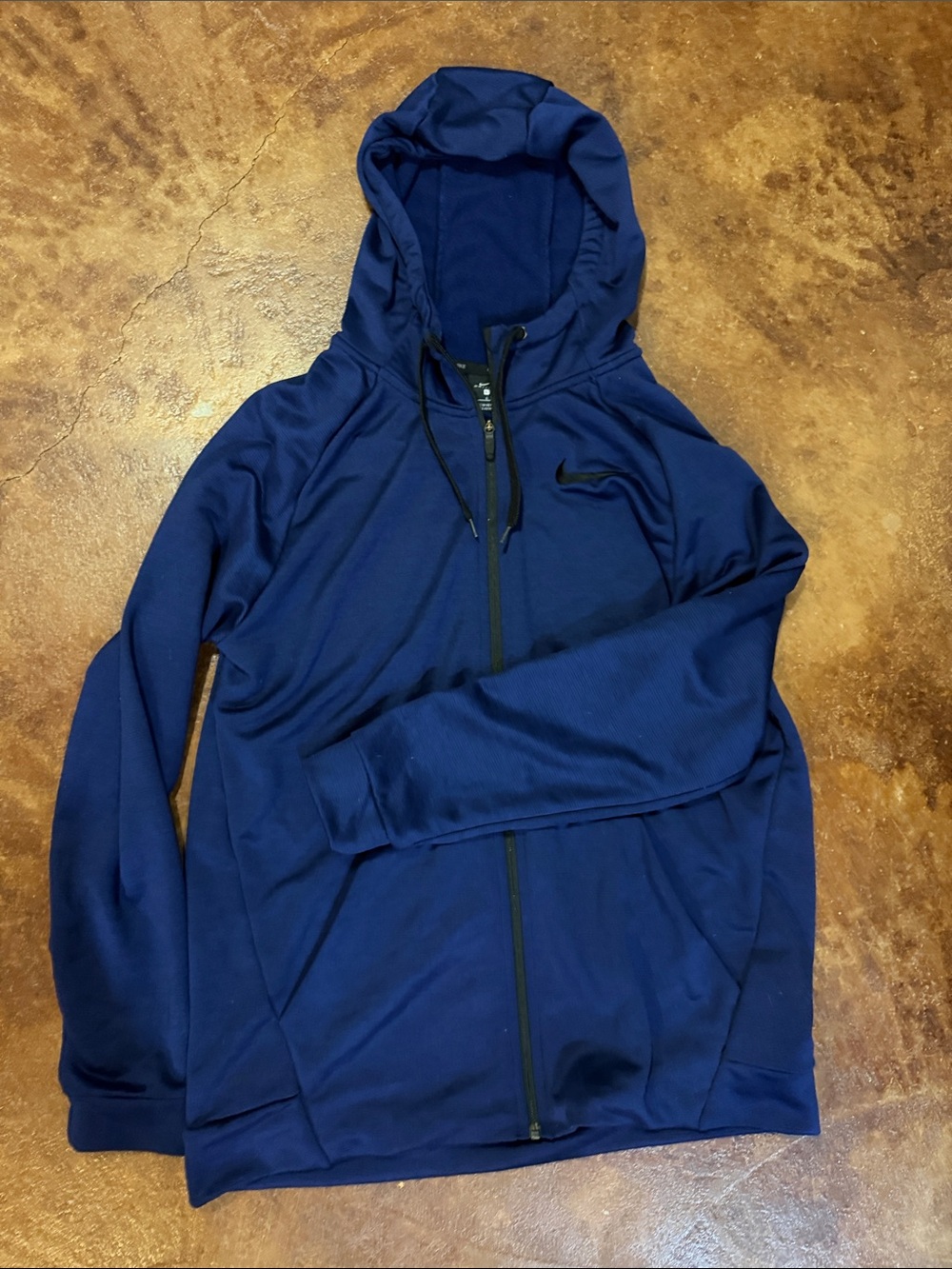 Nike Men’s Deep Blue Full-Zip Hoodie Jacket